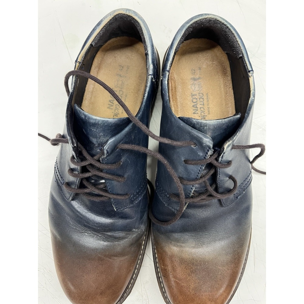 NAOT Shoes Men Size 42 Chief Ink  Oxford Two Tone Fade Leather 8.5/9